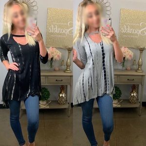 Bamboo tie dye tunic